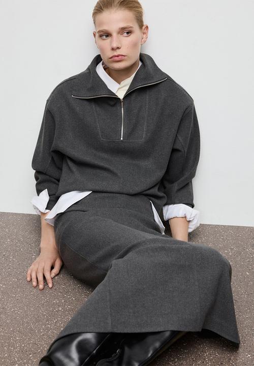 MANGO - Skirt chile - dark grey