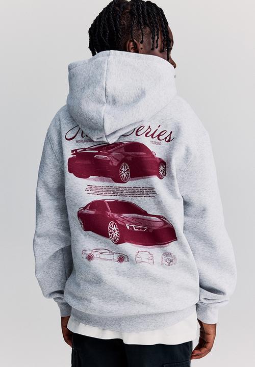H&M - Hoodie - grey marl cars