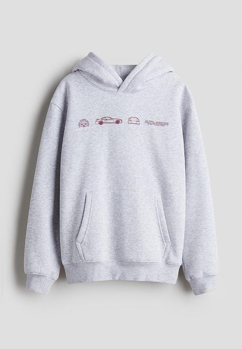 H&M - Hoodie - grey marl cars