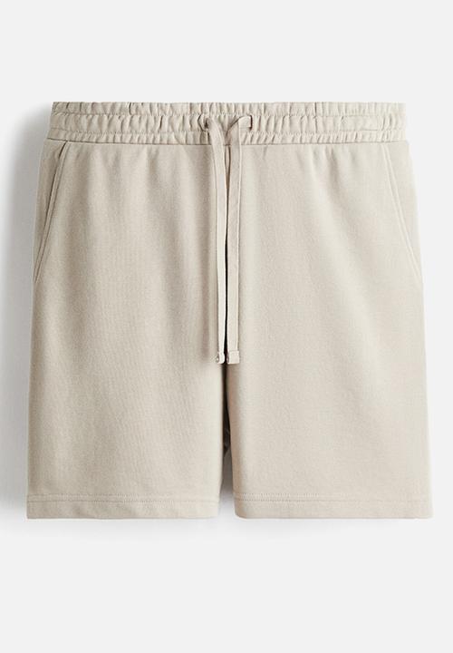 H&M - Regular fit sweatshorts - beige
