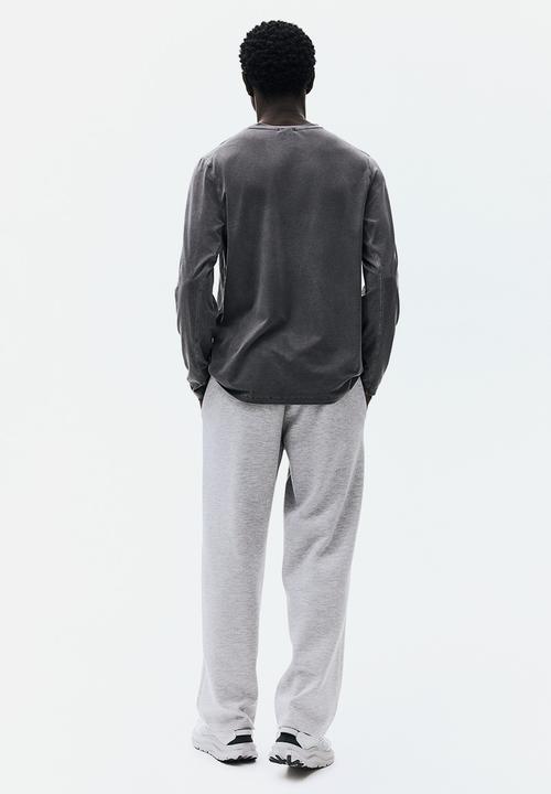 H&M - Regular fit sports joggers - light grey marl 