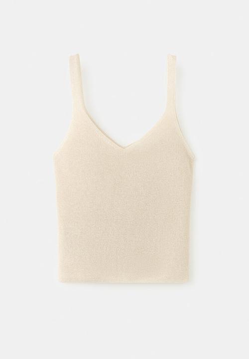 MANGO - Top kling  -  gold