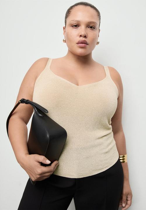 MANGO - Top kling  -  gold