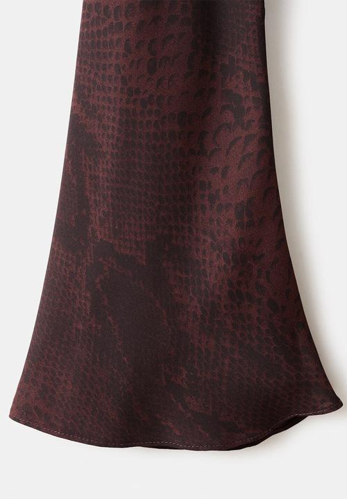 MANGO - Dress alegra - dark red