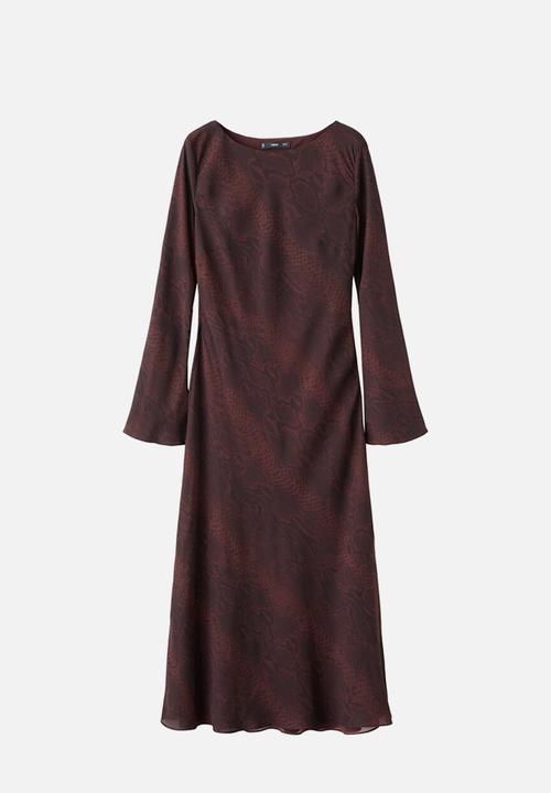 MANGO - Dress alegra - dark red