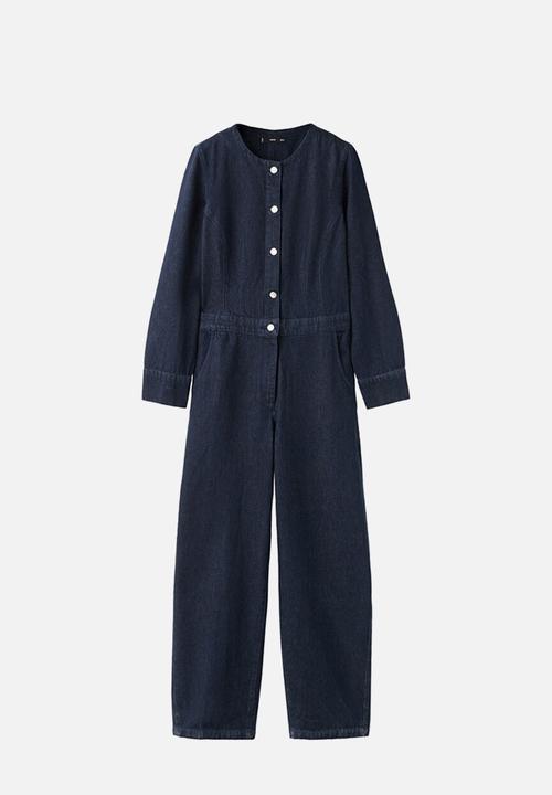 MANGO - Jumpsuit aylin - open blue