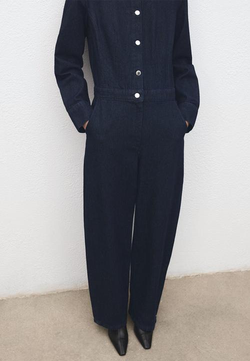 MANGO - Jumpsuit aylin - open blue