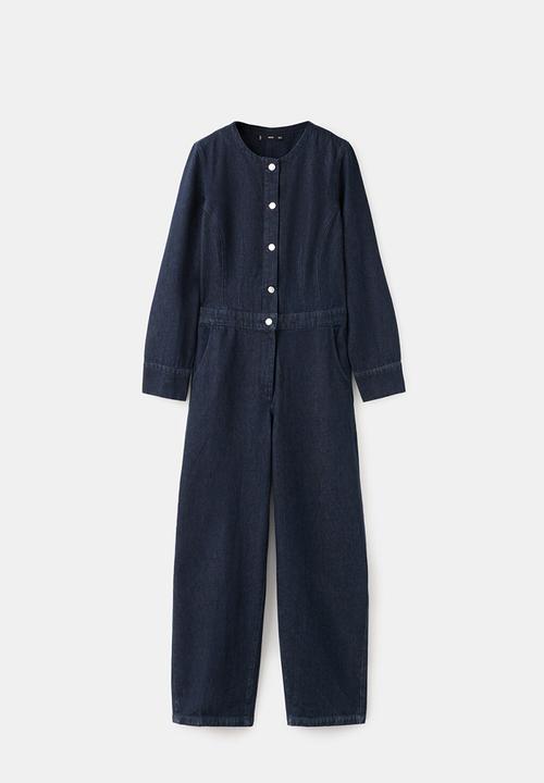 MANGO - Jumpsuit aylin - open blue