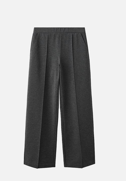 MANGO - Trousers wasabi - medium gray