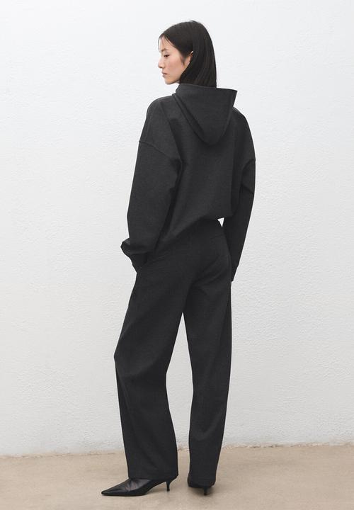 MANGO - Trousers wasabi - medium gray