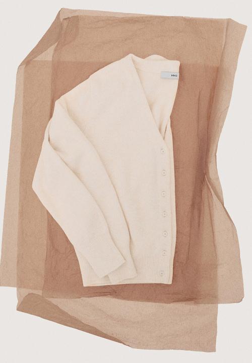 MANGO - Cardigan simone - light beige