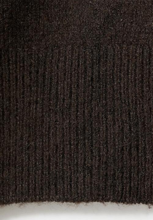 MANGO - Cardigan simone - dark brown