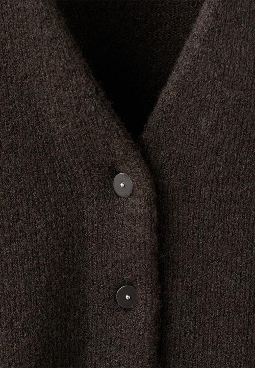 MANGO - Cardigan simone - dark brown