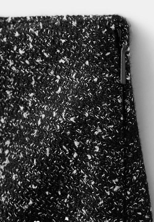 MANGO - Skirt melca - black