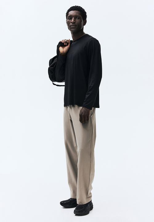 H&M - Long-sleeved sports top with drymove™ - black