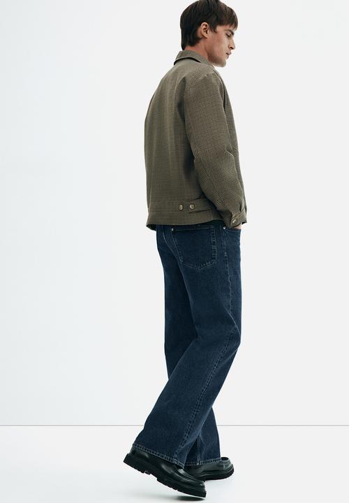 H&M - Loose straight jeans - dark denim blue 