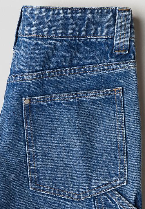 H&M - Loose-fit carpenter shorts - denim blue