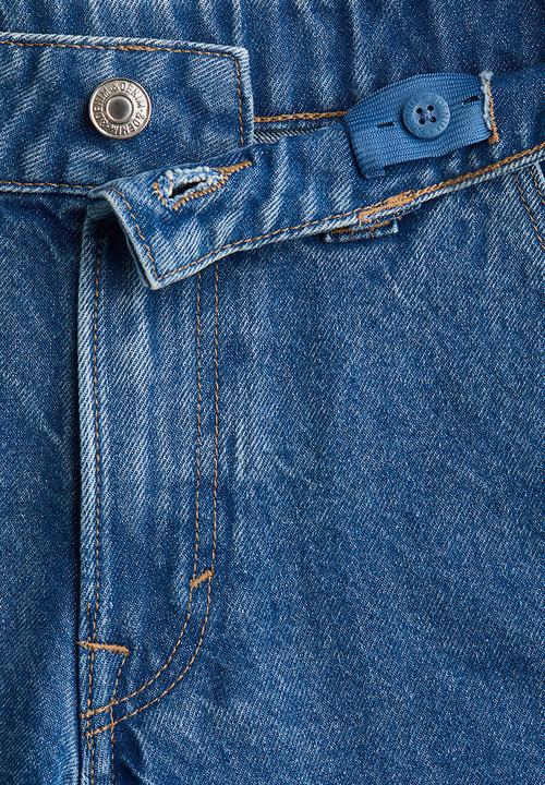 H&M - Loose-fit carpenter shorts - denim blue