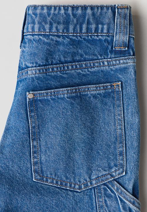 H&M - Loose-fit carpenter shorts - denim blue