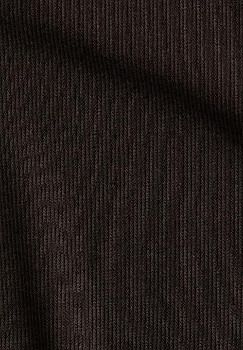 H&M - Ribbed top - dark brown