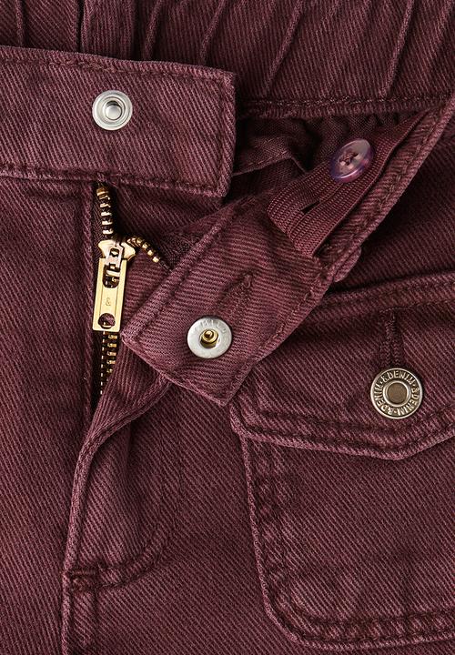 H&M - Wide leg jeans - dark red