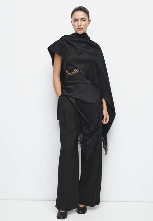 MANGO - Trousers milo - black