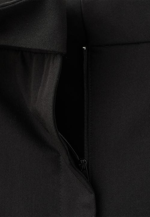 MANGO - Trousers milo - black