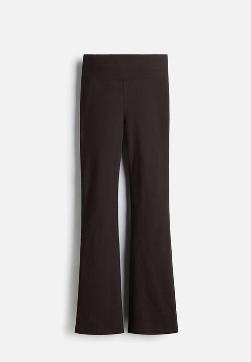 H&M - Flared leggings - dark brown