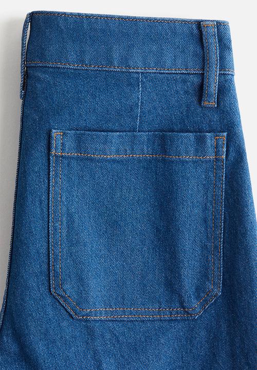 H&M - Wide high jeans - blue