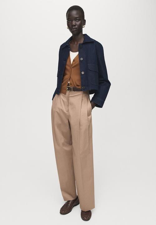 MANGO - Cardigan luccav - medium brown