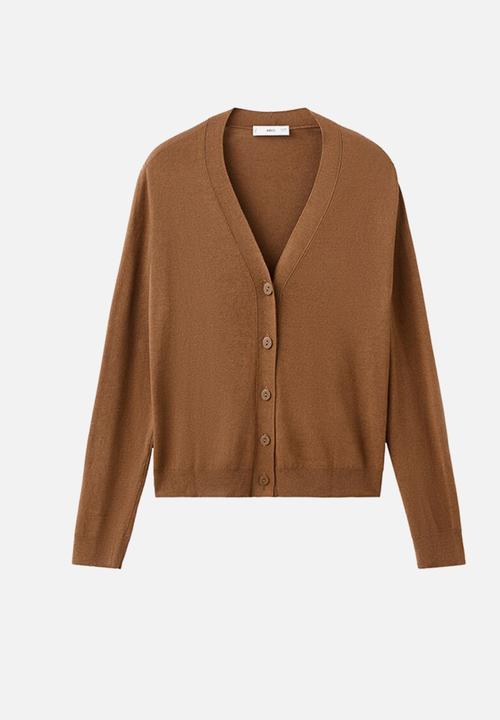 MANGO - Cardigan luccav - medium brown