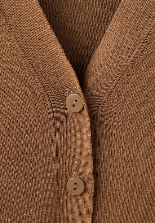 MANGO - Cardigan luccav - medium brown