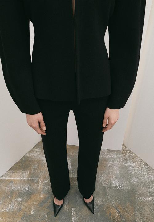 MANGO - Trousers sofis - black