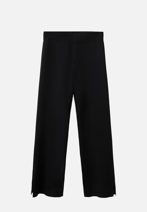 MANGO - Trousers sofis - black