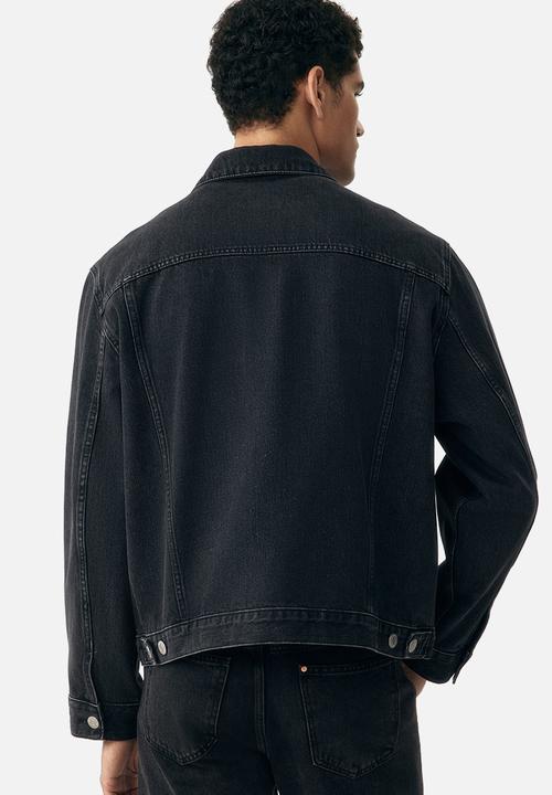 H&M - Denim trucker jacket - denim black 