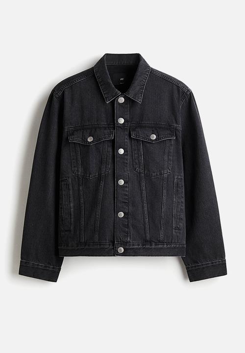 H&M - Denim trucker jacket - denim black 