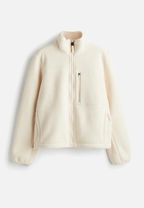 H&M - Teddy sports jacket - white