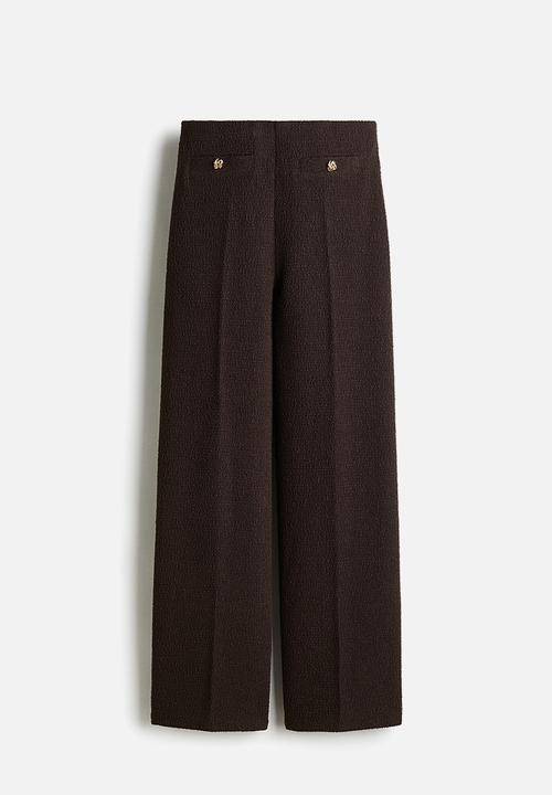 H&M - Wide trousers - dark brown