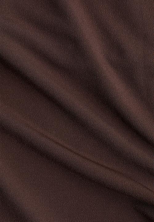 H&M - Draped top - dark brown