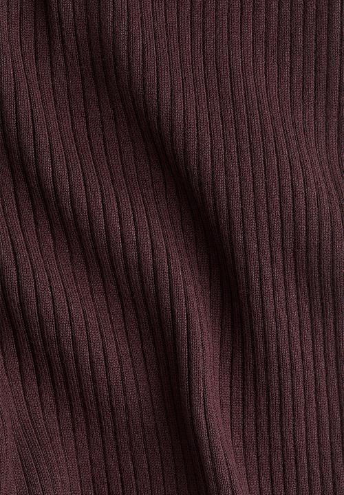 H&M - Rib-knit trousers - dark brown