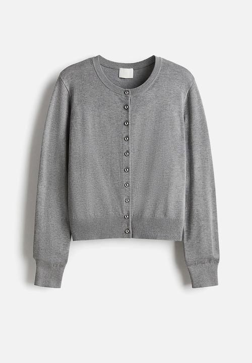 H&M - Knitted cardigan - grey marl
