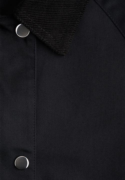 H&M - Corduroy-collar jacket - navy blue