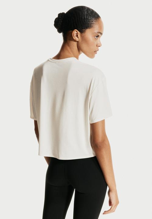 H&M - Boxy-style sports top with drymove™ - white
