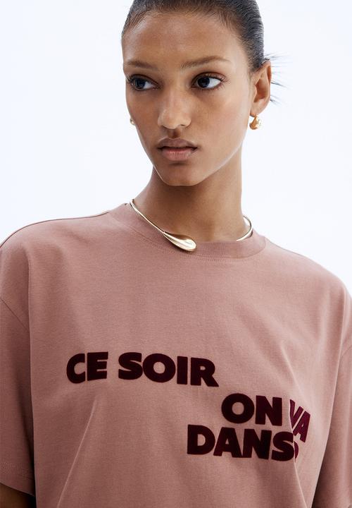 H&M - Oversized t-shirt - brown