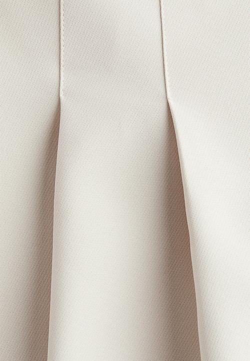 H&M - Pleated skort - light beige