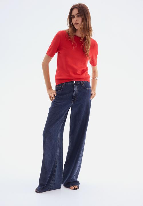 H&M - Fine-knit top -  bright red