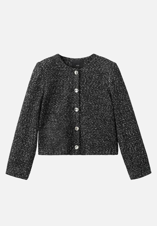 MANGO - Jacket melca - black