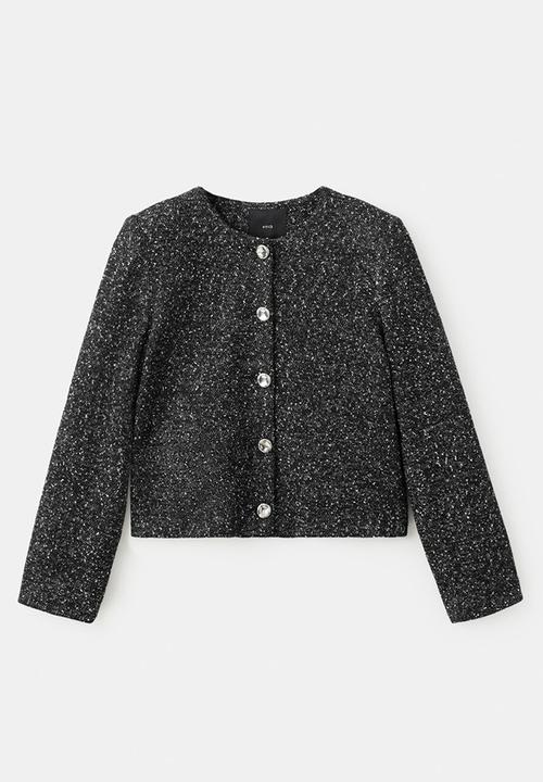 MANGO - Jacket melca - black