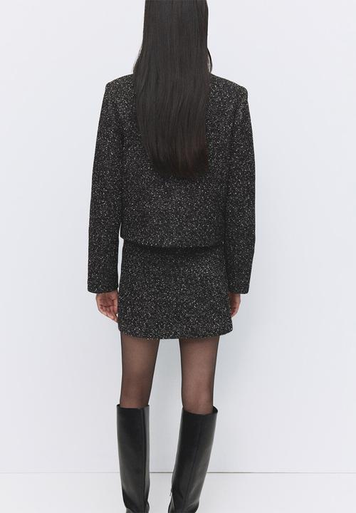 MANGO - Jacket melca - black