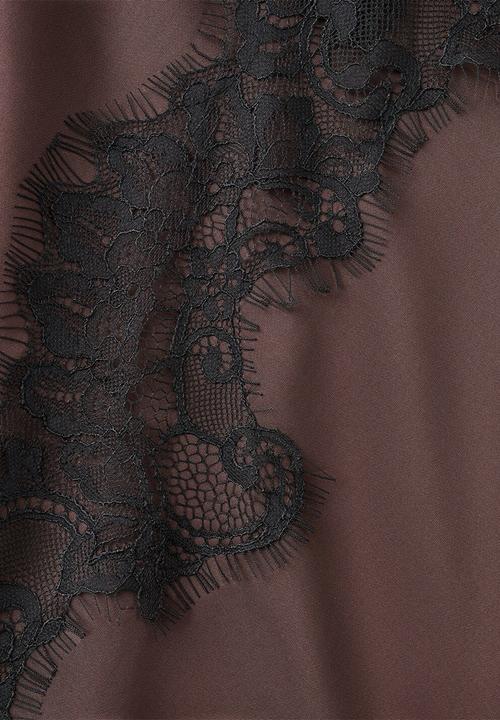 MANGO - Top pearl - dark red